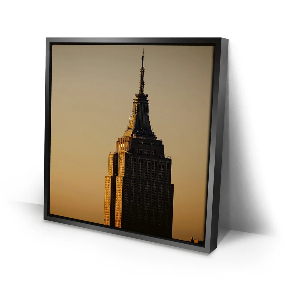 Featured image 2 for Vertical View Of The Top Of The Empire State Building At Sunrise