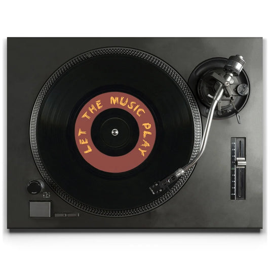 Vinyl Vibes Posters, Prints, & Visual Artwork TheGoatWallArt LANDSCAPE 24x18 0.75" STANDARD