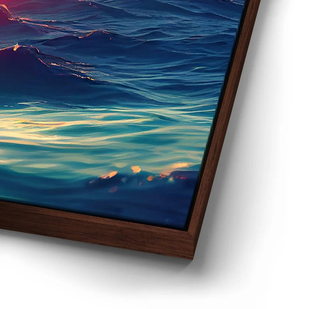Vivid Ocean Sunset – TheGOATWallArt