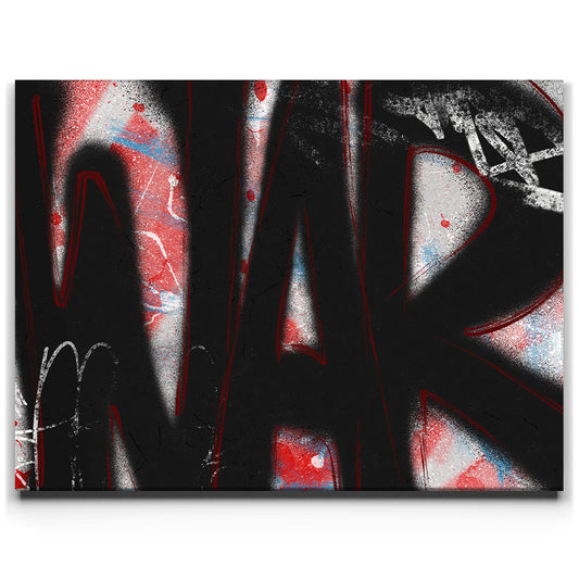 War - Graffiti Posters, Prints, & Visual Artwork TheGoatWallArt LANDSCAPE 24x18 0.75" STANDARD