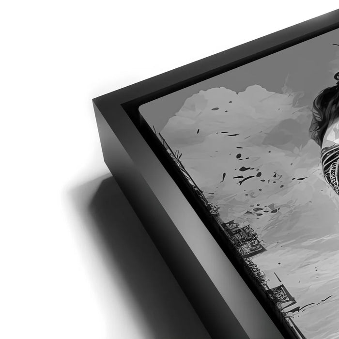 Featured image 11 for Warrior Pocahontas - Black and White