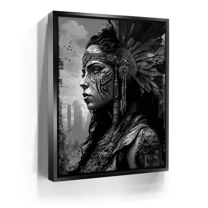 Featured image 5 for Warrior Pocahontas - Black and White