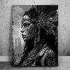 Featured image 1 for Warrior Pocahontas - Black and White
