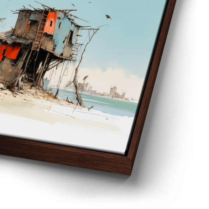 Featured image 14 for Wasteland Harbor - Watercolor