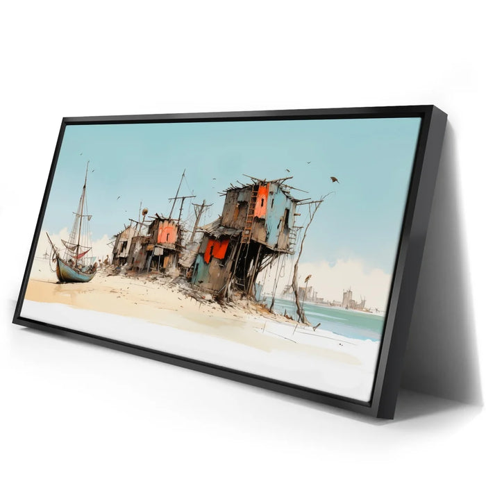 Featured image 2 for Wasteland Harbor - Watercolor