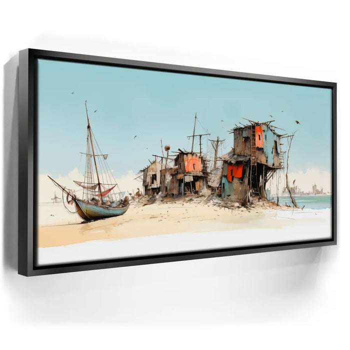 Featured image 5 for Wasteland Harbor - Watercolor