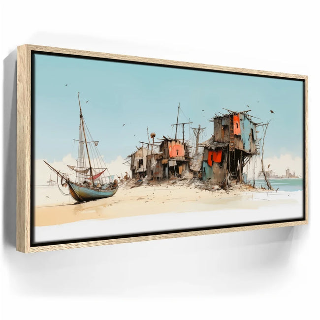Featured image 9 for Wasteland Harbor - Watercolor