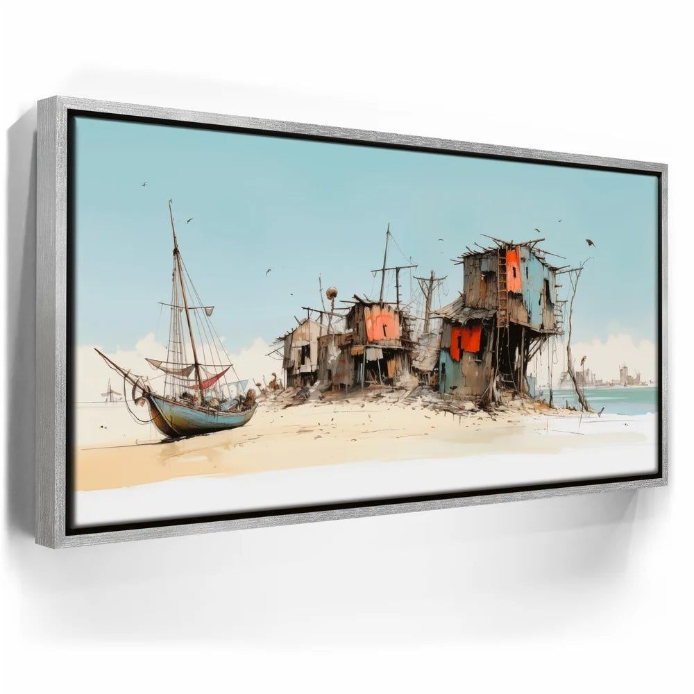Featured image 8 for Wasteland Harbor - Watercolor