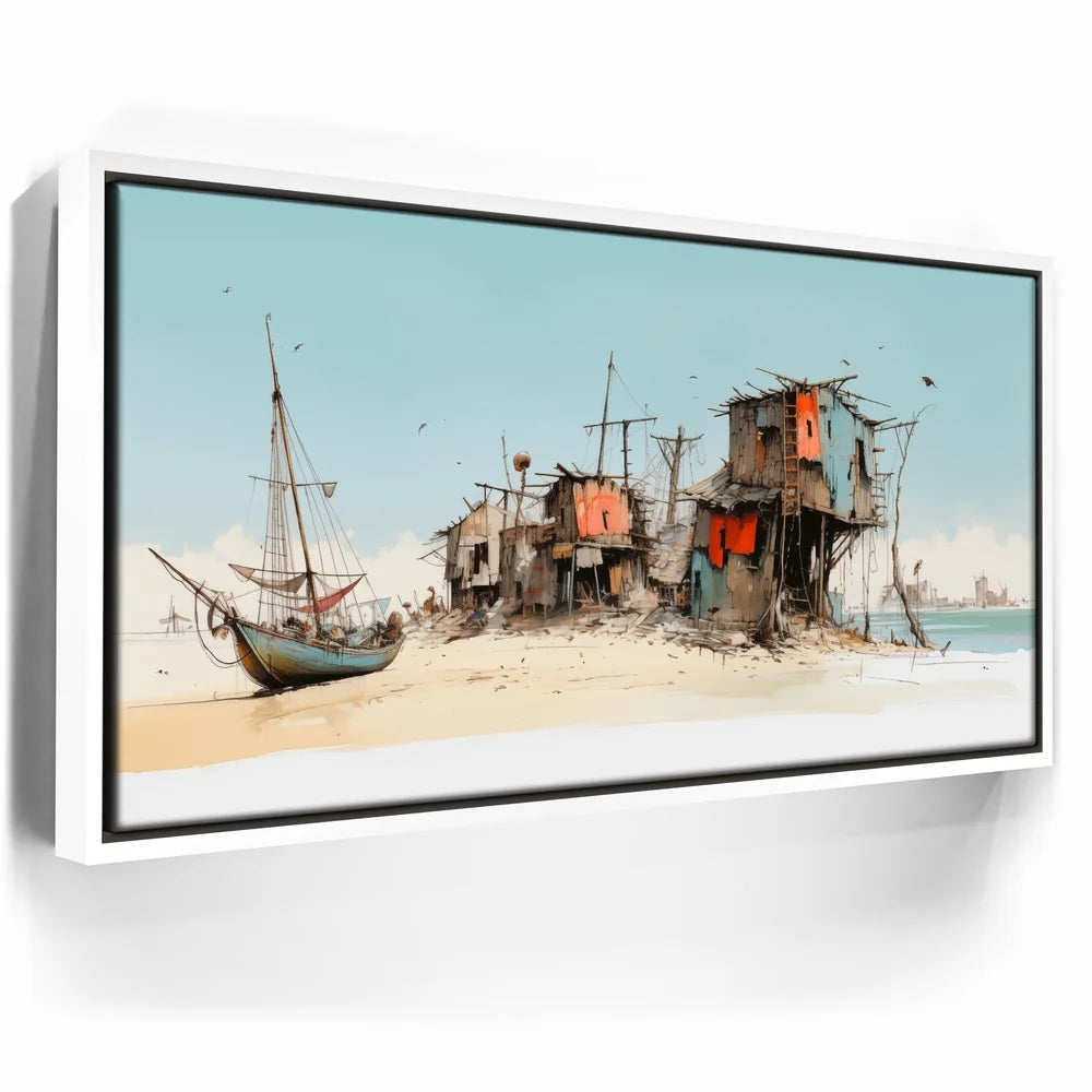 Featured image 6 for Wasteland Harbor - Watercolor