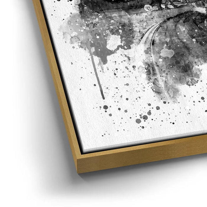 Featured image 12 for Watercolor Sleeping Beauty Castle - B & W