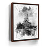 Featured image 10 for Watercolor Sleeping Beauty Castle - B & W