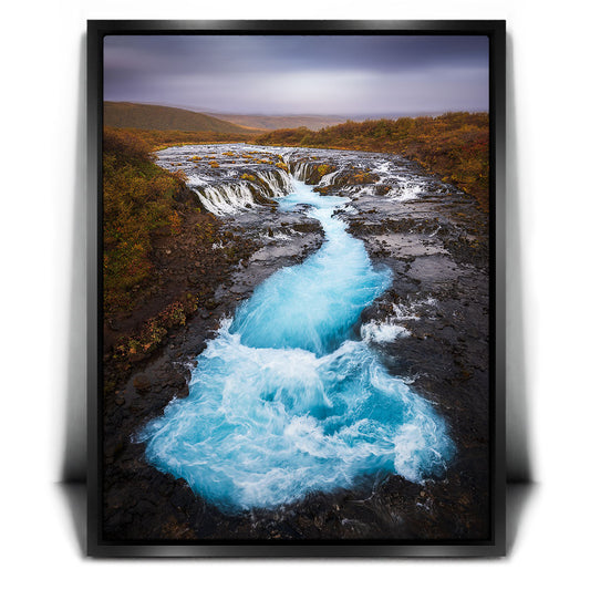 Waterfall - Bruarfoss, Iceland