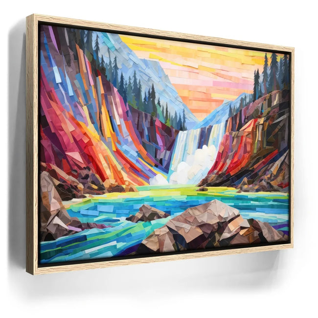 Featured image 9 for Waterfalls - Paper Design Style