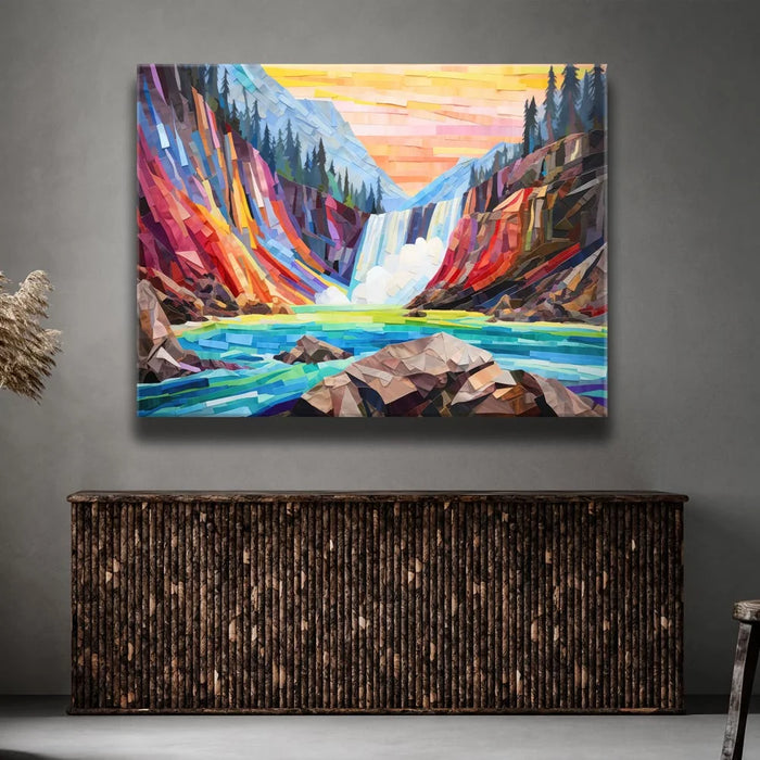 Featured image 2 for Waterfalls - Paper Design Style