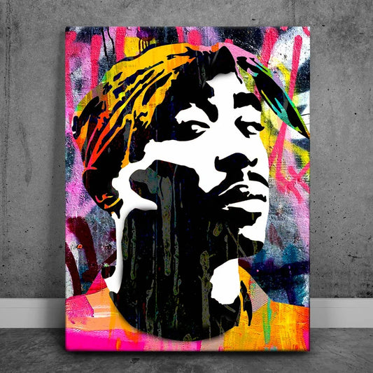 West Coast Graffiti Posters, Prints, & Visual Artwork TheGoatWallArt PORTRAIT 18x24 0.75" STANDARD