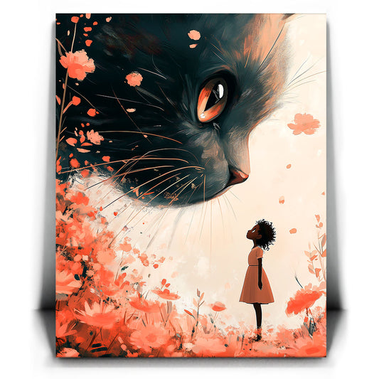 Whiskered Guardian Posters, Prints, & Visual Artwork TheGoatWallArt PORTRAIT 18x24 0.75" STANDARD