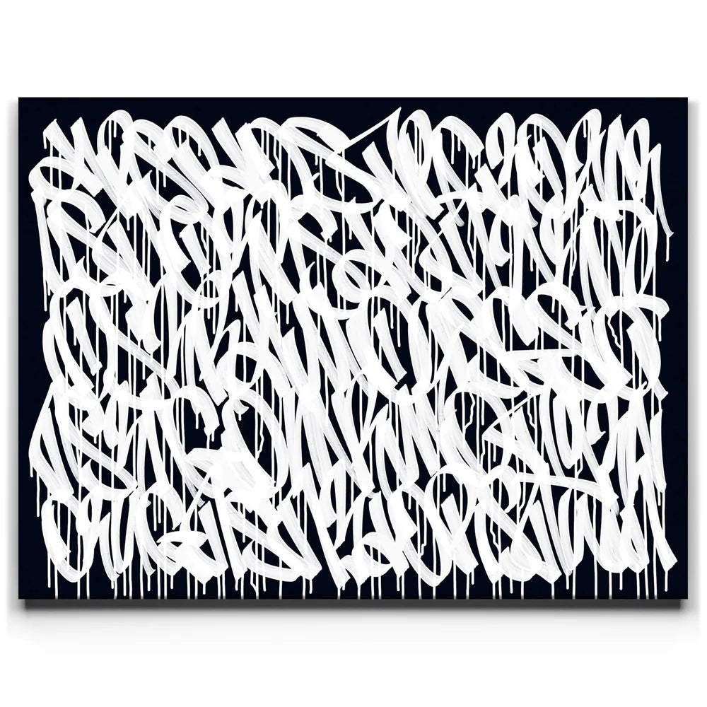 Featured image 1 for White Drip - Calligraphy