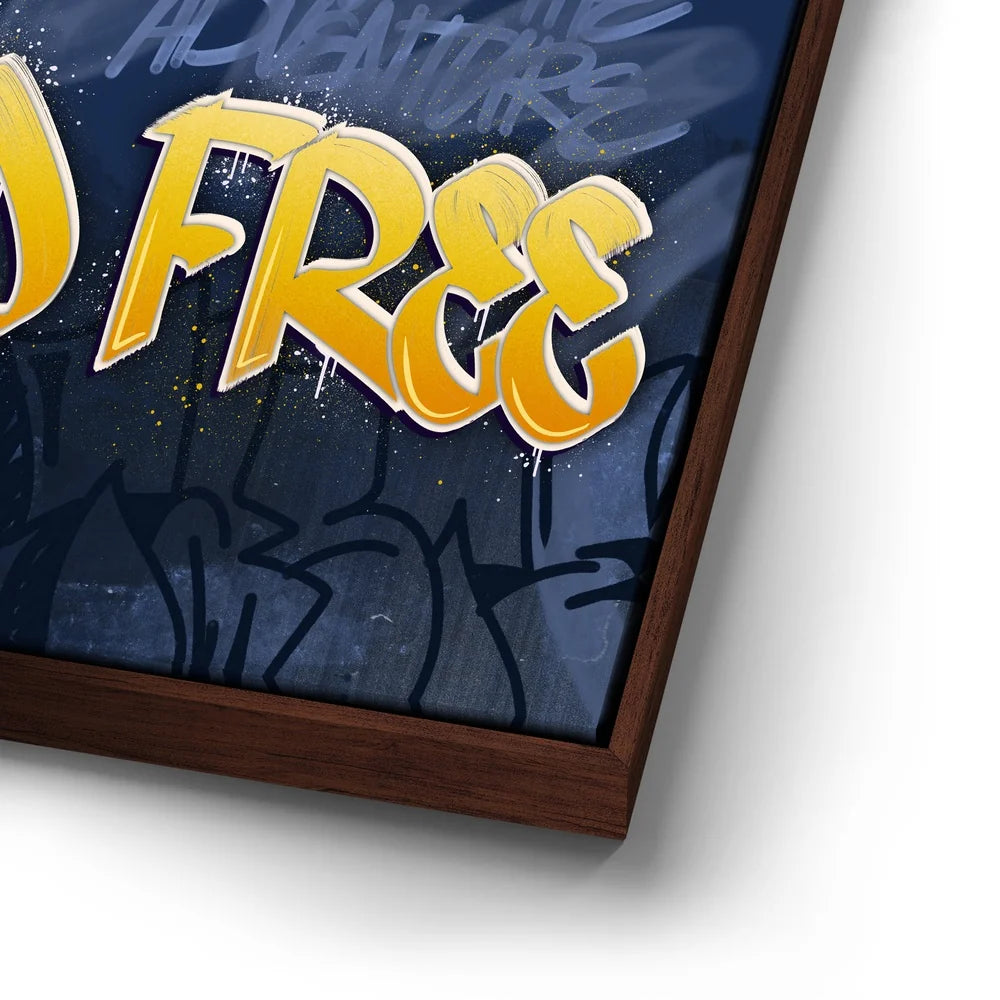 Featured image 14 for Wild and Free - Blue - Graffiti