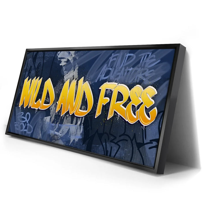 Featured image 2 for Wild and Free - Blue - Graffiti