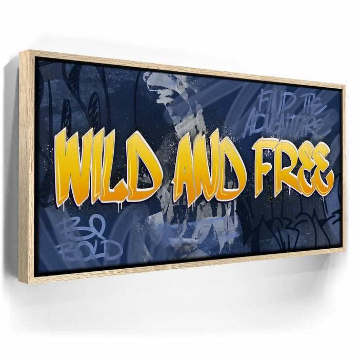 Featured image 9 for Wild and Free - Blue - Graffiti