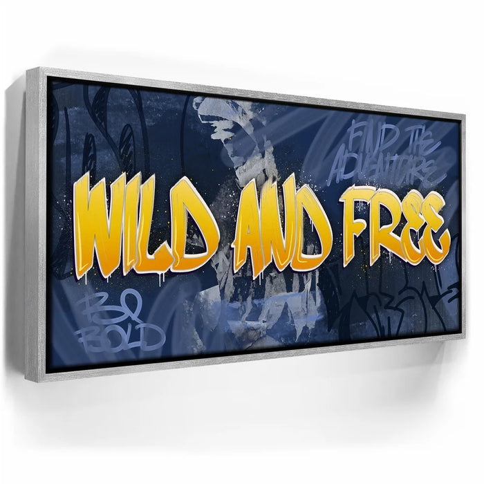 Featured image 8 for Wild and Free - Blue - Graffiti
