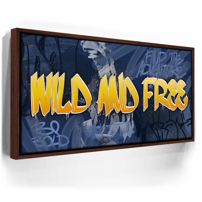 Featured image 10 for Wild and Free - Blue - Graffiti
