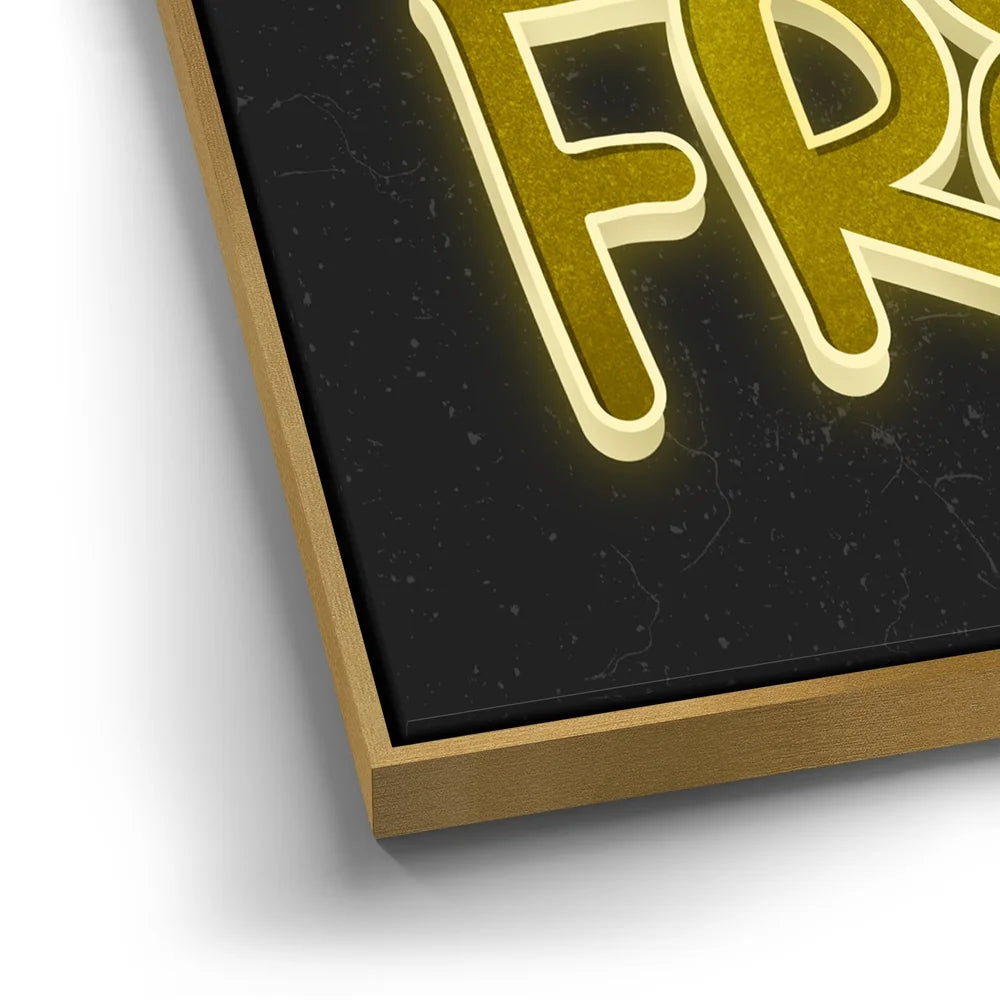 Featured image 12 for Wild and Free - Gold - Calligraphy