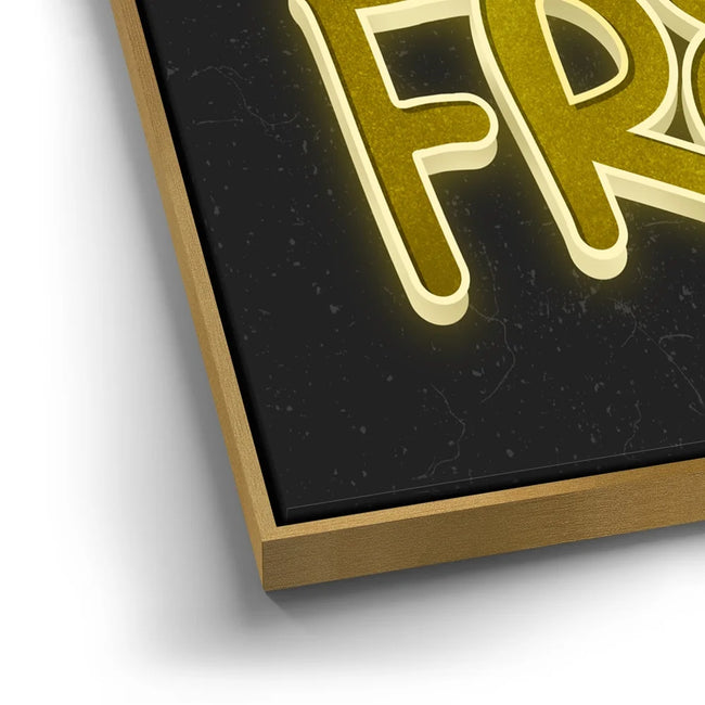 Featured image 12 for Wild and Free - Gold - Calligraphy