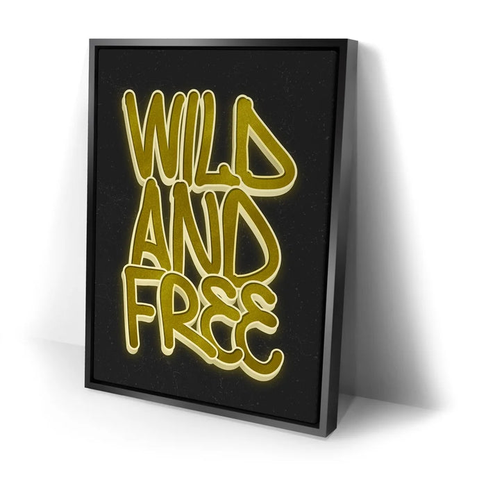 Featured image 2 for Wild and Free - Gold - Calligraphy