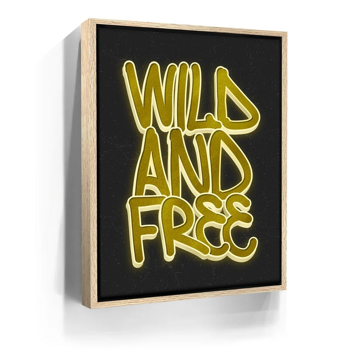 Featured image 9 for Wild and Free - Gold - Calligraphy