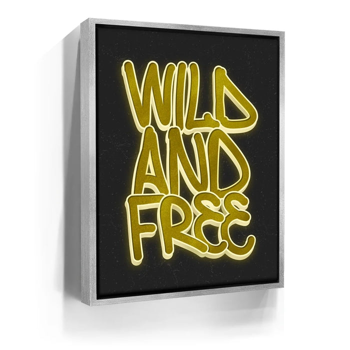 Featured image 8 for Wild and Free - Gold - Calligraphy