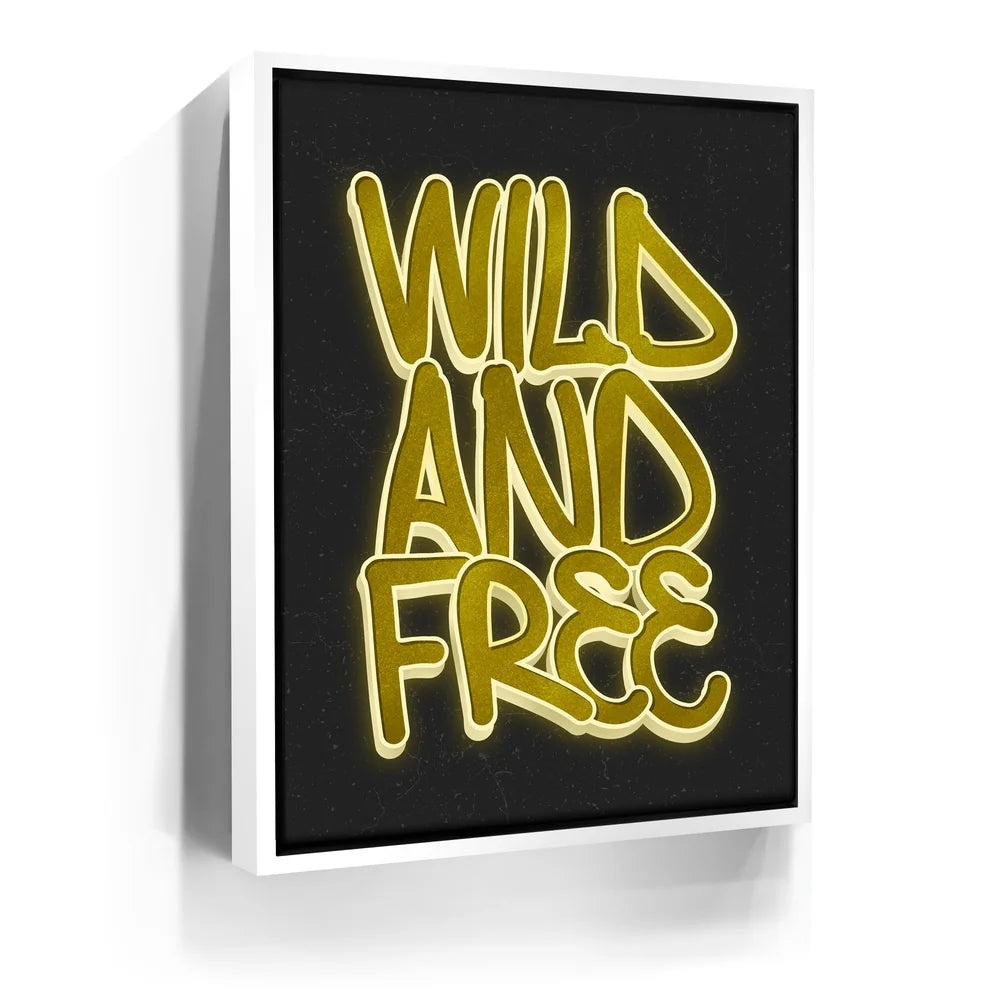 Featured image 6 for Wild and Free - Gold - Calligraphy