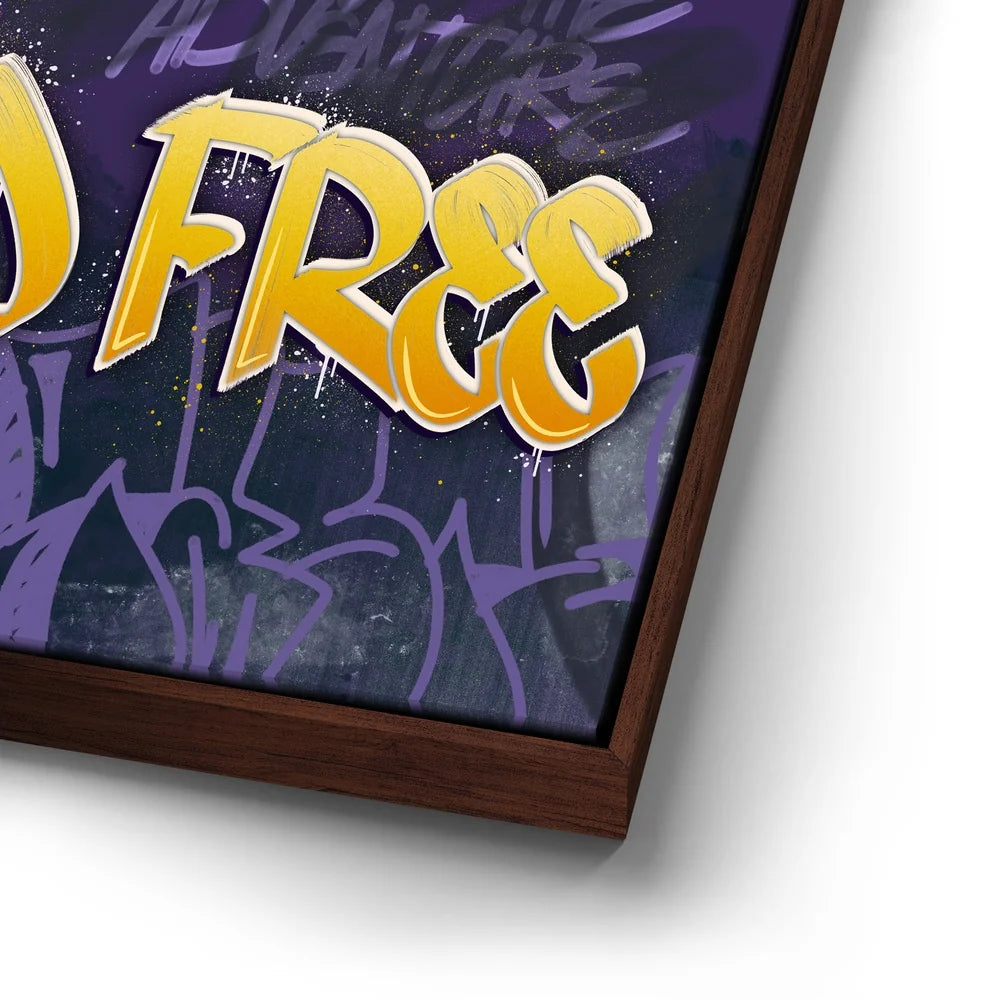 Featured image 14 for Wild and Free - Purple - Graffiti