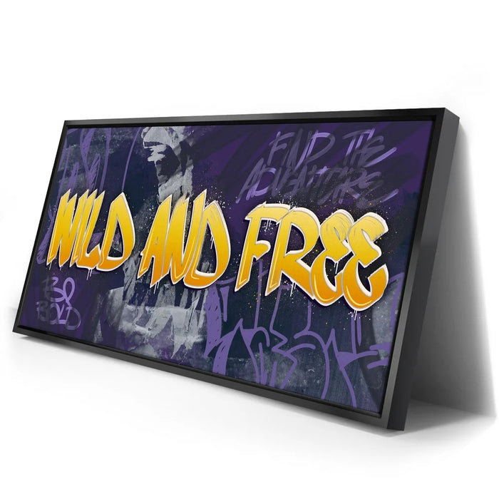 Featured image 2 for Wild and Free - Purple - Graffiti