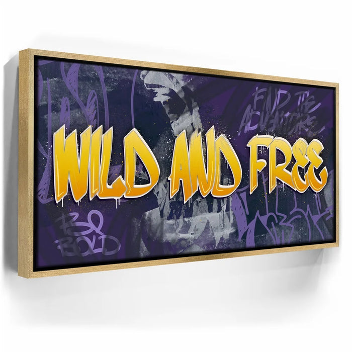Featured image 7 for Wild and Free - Purple - Graffiti