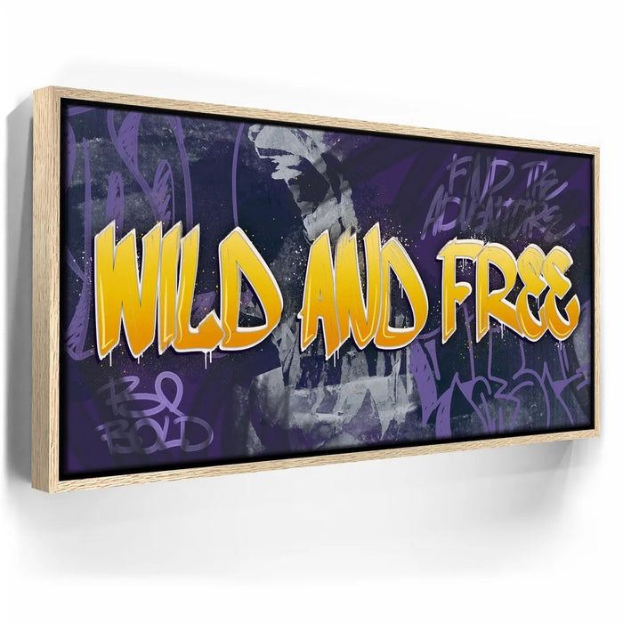Featured image 9 for Wild and Free - Purple - Graffiti