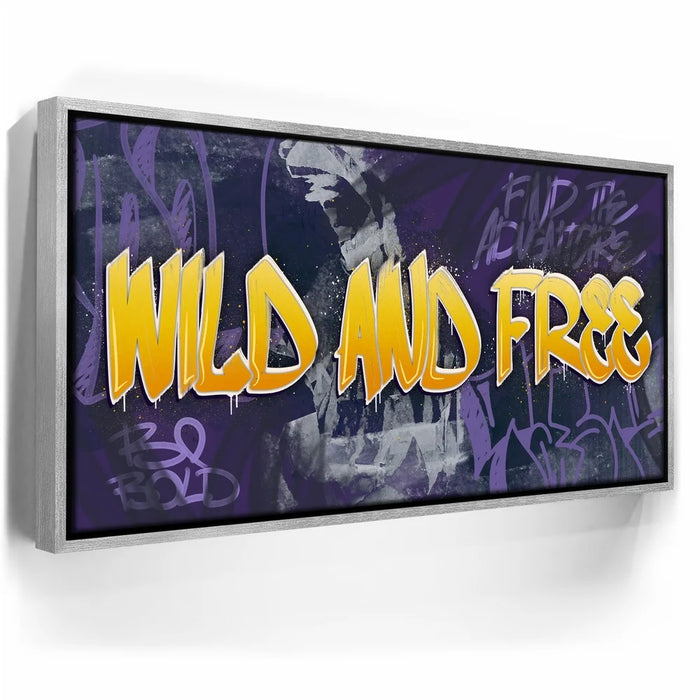Featured image 8 for Wild and Free - Purple - Graffiti