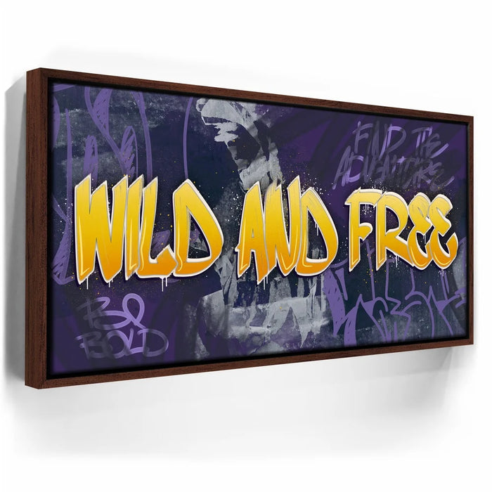 Featured image 10 for Wild and Free - Purple - Graffiti