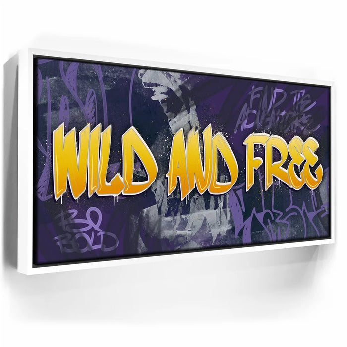Featured image 6 for Wild and Free - Purple - Graffiti