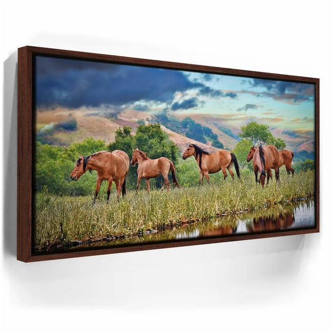 Featured image 11 for Wild Horses in high pasture
