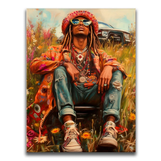 Wildflower Wanderlust Posters, Prints, & Visual Artwork TheGoatWallArt PORTRAIT 18x24 0.75" STANDARD