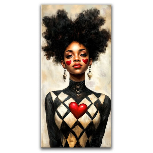 Wink In Rouge Posters, Prints, & Visual Artwork TheGoatWallArt PORTRAIT - TALL 15x30 0.75" STANDARD