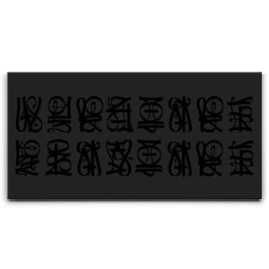 Work Hard Play Hard - Calligraphy I