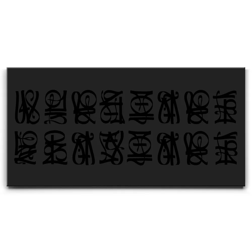 Featured image 1 for Work Hard Play Hard - Calligraphy I