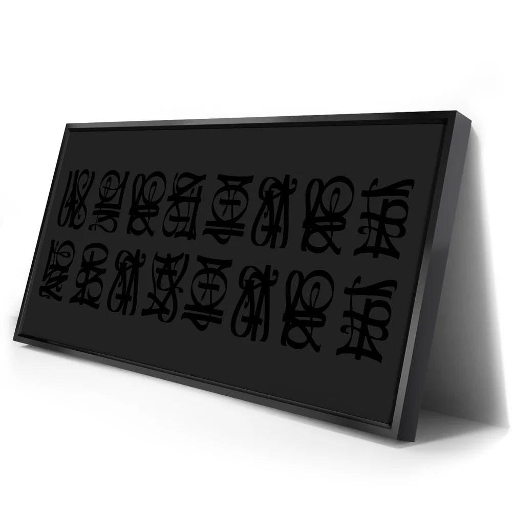 Featured image 2 for Work Hard Play Hard - Calligraphy I