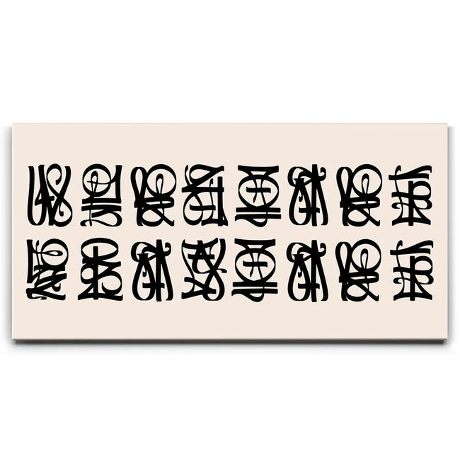 Featured image 1 for Work Hard Play Hard - Calligraphy II