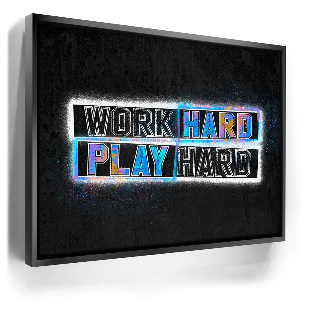 Featured image 5 for Work Hard Play Hard - Stencil