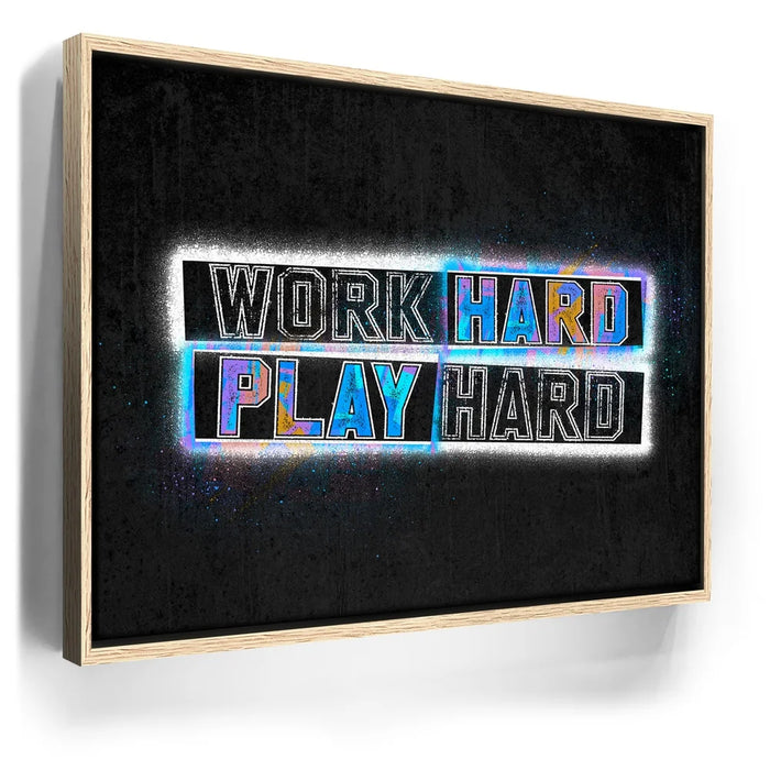 Featured image 9 for Work Hard Play Hard - Stencil