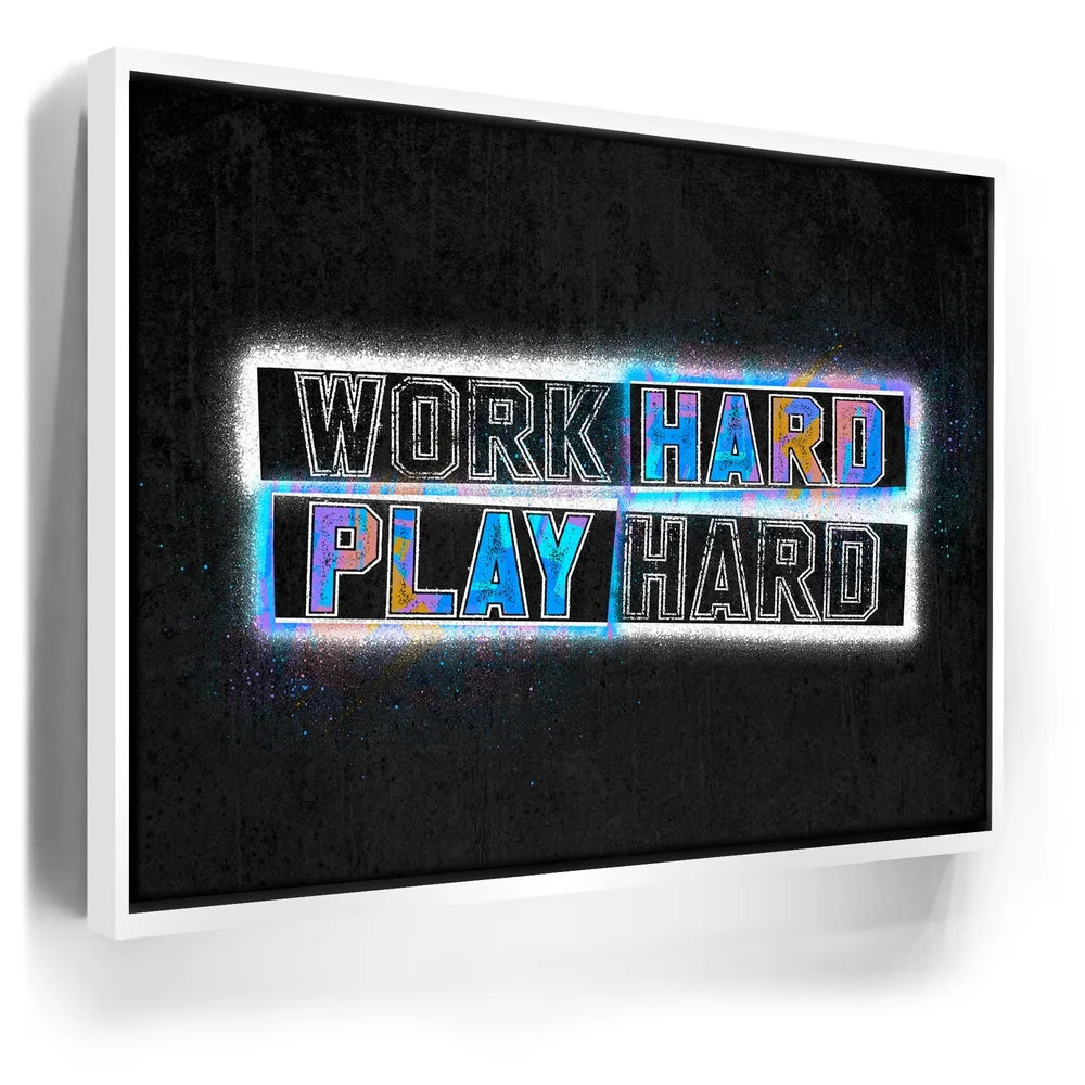 Featured image 6 for Work Hard Play Hard - Stencil