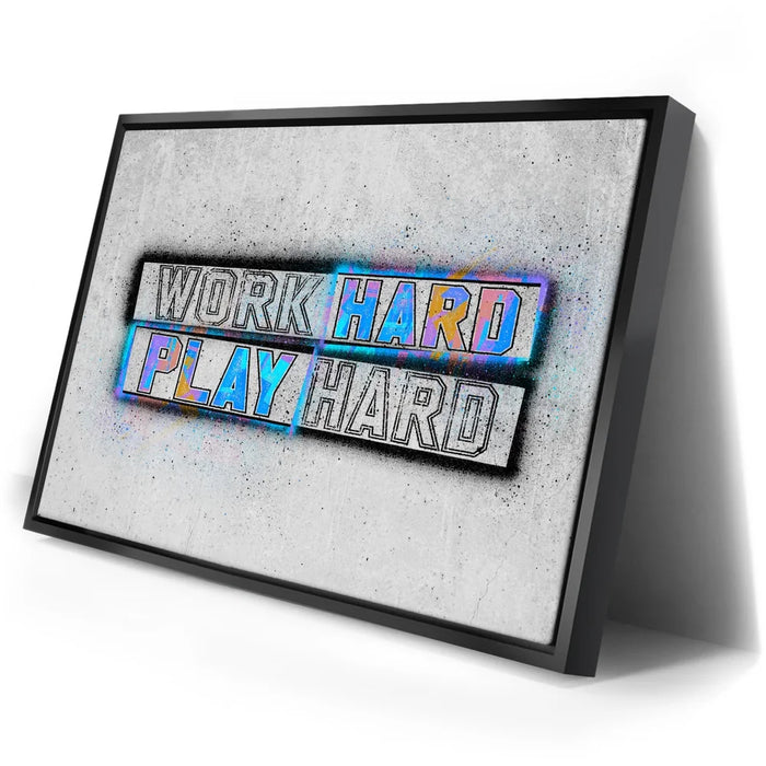 Featured image 2 for Work Hard Play Hard - Stencil II